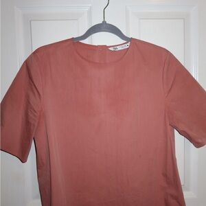Zara Short Sleeve Tee in Earthy Clay